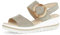 Gabor Damen Keilsandalen, Frauen Sandalen,Best Fitting,Freizeitschuhe,offene Schuhe,Strandschuhe,Keilsandaletten,Keilabsatz,Schilf,43 EU / 9 UK