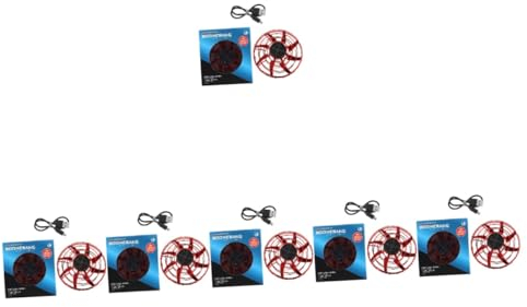 TOYANDONA 6 STK Fingerspitze Fliegende Untertasse Kinderspielzeug Spielzeug für draußen Beleuchtung Spielzeuge Gyroskop handbetriebene Drohne Spielzeug zum Stressabbau draussen UFO Flugzeug