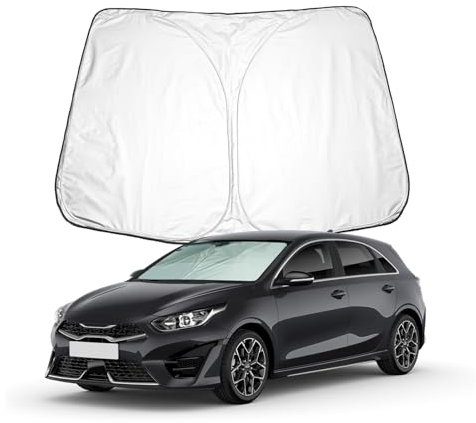 BIXUAN Ceed 2024 Parasol Compatible con Kia Ceed XCeed SUV Forte K3 2018-2024 2025 Parabrisas para el Parabrisas Delantero del Coche XCeed Protector de Viento Bloqueo UV Cubierta Plegable