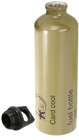Generic 750ml Aluminum Reusable Fuels Storage Bottle | Leakproof, Compact, Outdoor & Camping