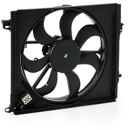 RIDEX 508R0222 Ventilador de motor con soporte con bastidor radiador (armazón) Compatible con RENAULT Megane 4 Grandtour K9A/M/N