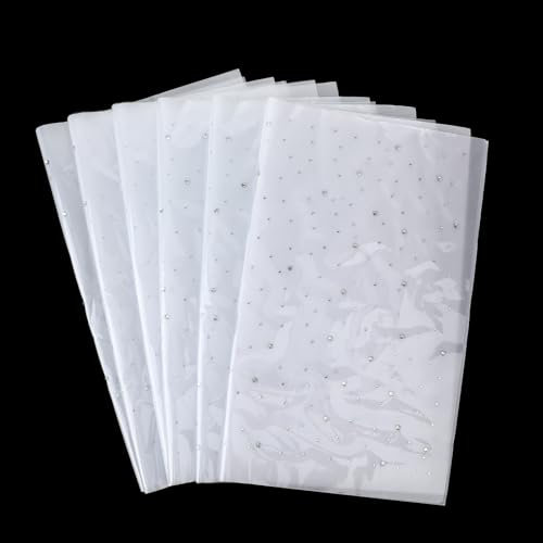 6 Bögen Strass Aufbügeln Strass zum Aufbügeln Patches, Glitzer Applikation Zum Aufbügeln Hotfix Strass Aufkleber, Kristall Flache Runde Transfer Patches für Kleidung DIY-Basteln (2 mm, 3,5 mm)