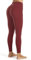 Persit Damen Sporthose Lange Sport Leggings High Waist Yoga Leggins Sportleggins Yogahose (S, Knallrot, 64 cm)