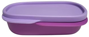 Tupperware to Go Lunch Box Clevere Pause 550 ml Contenitore per il pranzo con divisorio Eco+ Scuola (viola, 120 ml)