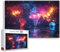 Puzzle Weltkarte Fantasie 2000 Teile Groß XXL 100x70 cm, Jigsaw Art Impossible Erwachsene Anspruchsvoll, Klassische Jigsaw Erwachsene, Junge, Mädchen, Geschicklichkeitsspiel für Die Ganze Familie G-9