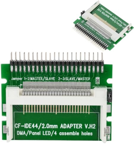 TICFOX Compact Flash CF Speicherkarte 44-Pin IDE Festplattenadapter für Laptop HDD/SSD,CF zu 2,5 Zoll IDE Adapter, Kompatibel mit Linux & Wince Systems