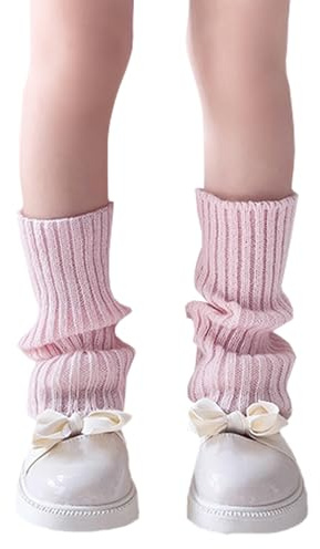 NiceYnn Jambière Enfant Tricotée Elastique Guêtre Danse | Fille Jambe Chaude Automne Hiver Sport Randonnée Halloween