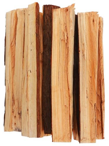 PRETYZOOM Künstliches Kaminholz 10 Stück Gespaltenes Holz für Innenbereich Realistische Kaminholz Dekoration für Gemütliche Wohnraum und Lagerfeuerparty Deko