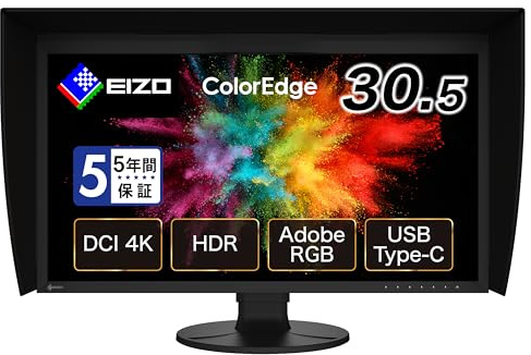 EIZO ColorEdge CG3100X Monitor Profesional, 77.5 cm (30,5) 4096 × 2160 píxeles DCI-4K IPS HDR, 500 CD/m², 1800:1 con Sensor de calibración Integrado