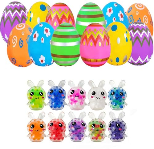 Osterhase Stressball Spielzeug, Neu Ostern Geschenke Antistressball, Ostergeschenke Anti Stress Spielzeug, Osterhasen Antistressbälle für Erwachsene