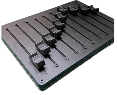 Controller MIDI Fader Interfaccia USB/tipo C Software DAW, 10 canali - Messaggi CC personalizzabili Durata