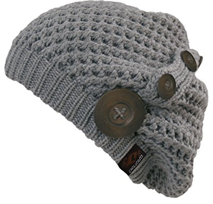 CHILLOUTS Damen Mütze Nelly, Grey, One Size