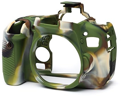 easyCover - Silikon Kameratasche - Schutz für Ihre Kamera - Canon 760D/T6s - Camouflage