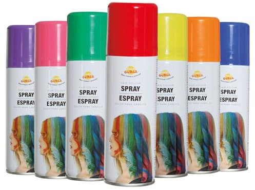 Fiestas Guirca Couleur Or Spray de Laque pour Cheveux
