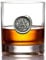 English Pewter Company – Vaso Old Fashioned de cristal con monograma de inicial, 325 ml, personalizable