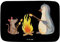 Mr. & Mrs. Panda Badvorleger Pinguin Lagerfeuer - Geschenk, Badezimmerteppich, Arbeit, Büro, Badgarnitur, Liebe, Büroalltag, Duschmatte, Grillen,