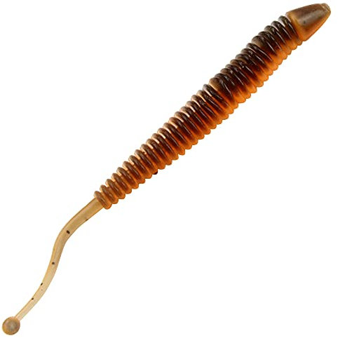 FTM Omura Baits Snake 8,4cm 1,4g - 10 Forellenköder, Geschmack:Knoblauch, Farbe:neon orange-schwarz