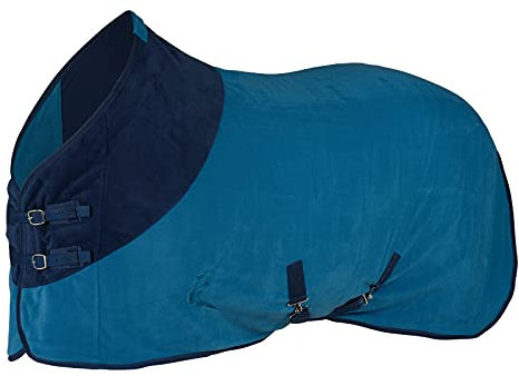 Horze Turin Fleece Abschwitzdecke, Blau, 145