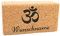 Yogablock Kork personalisert Motiv: OM + Name - 22.5 x 12 x 7.5cm - Dein eigener Yoga Block mit Lasergravur