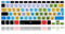 XHLWZR EU/UK Spanish Language ESP Silicone Premiere Pro CC Shortcuts Hotkey Keyboard Cover for MacBook Pro 13 15 17(2015 or Older Version),for MacBook Air 13 A1369/A1466,European Protective Skin
