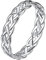 Suplight Damen Keltischer Knoten Ring 925 Silber Irischer Triquetra Fingerring Keltische Unendlichkeits-Knoten Silberringe für Verlobungsring Ehering Ringgröße 49