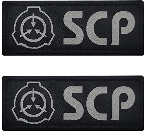 SCP Foundation Special Containment Procedures Foundation-Logo, reflektierendes IR-Patch, Militär-Armband, Abzeichen, dekorative Applikationen