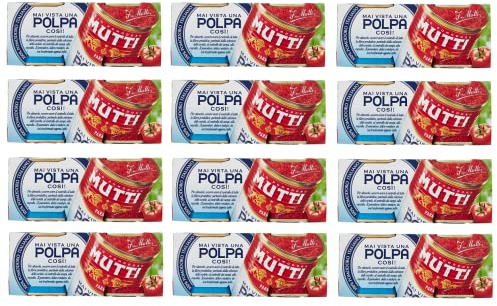 12x Mutti Polpa di Pomodoro Tomatenpulpe Tomatenfruchtfleisch Italienische Tomaten ( 2 x 210g )