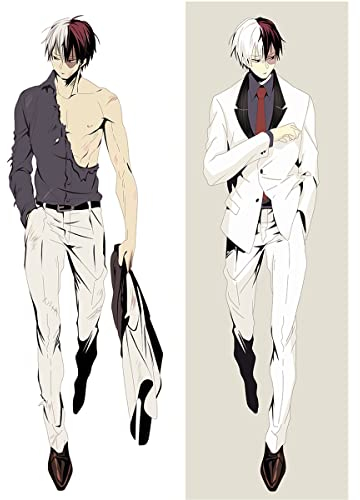 Sonsoke Figur Kissenbezug Umarmungskissenbezug Anime gefüllter Reißverschluss doppelseitiger Druck Wurfkissen 150 x 50 cm (Style 1)