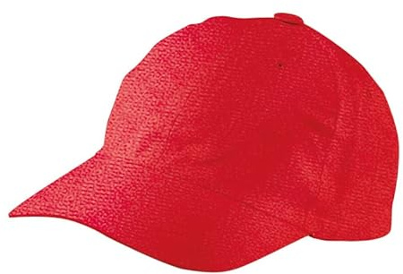 EXNER Base-Cap, Cappy, Golf-Cap, 6-Panel, für Gastronomie, Sport, Golf, Reiten, Freizeit, Arbeit, Baumwoll-Mischgewebe, Farbe rot