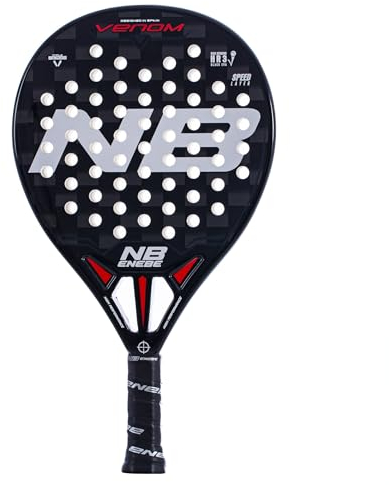 ENEBE Pala Padel Venom 22, Women's, Negro Naranja, One Size