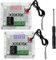 VooGenzek 2 Piezas Módulo de Control de Temperatura W1209 con Caja, 12V DC Micro Termostato Digital, Módulo de Control de Temperatura Electrónico Interrupto, -50-110°C, con Sonda NTC (Rojo y Azul)