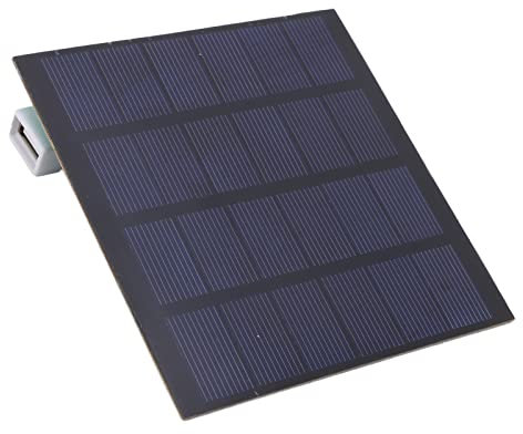 EVTSCAN 1.5W 6V Mini Solar Panel, 4.3x4.3 Inch Polycrystalline Solar Cell Panel, for 3.7V Battery Smartwatch, Cameras, LED Flashlights, Mobiles and Laptops