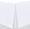 Linen Home White Box Tour de lit plissé en microfibre brossée douce facile d'entretien infroissable pour lit super king size Blanc
