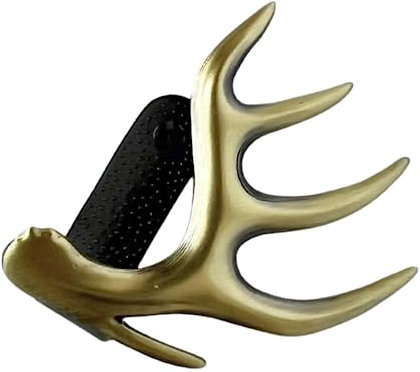 Outdorz Elchgeweih Messing-Hutverschluss | ideal für Jäger, Outdoor, Elch und Hirsch-Jagd-Enthusiasten | Einheitsgröße, ideal für die Zeigung Ihres Jagdgeistes, Messing, Messing