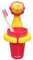 Zahnbecherhalter,Kinderzahnbürstenhalter mit Tasse,Tier-geformte Zahnbürstenhalter Mit Saugnapf,Cartoon Zahnbürstenhalter,Niedliche Zahnbürstenhalter,Reinigungsmittel Für Babys Und Kinder (Löwe)