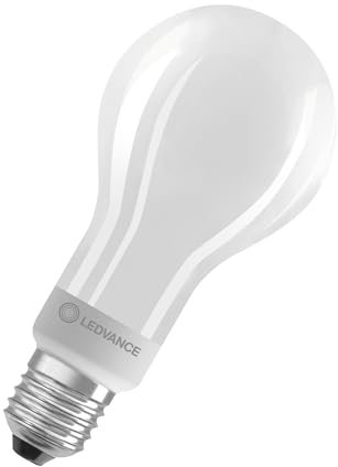 LEDVANCE Classic LED E27 Birne Fadenlampe Matt 18W 2452lm - 827 Extra Warmweiß | Dimmbar - Ersatz für 150W