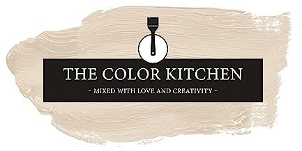 THE COLOR KITCHEN helle Wandfarbe - Malerfarbe für Wohnzimmer und Schlafzimmer - matte Innenfarbe in Creme - 5l Deckfarbe in TCK6019