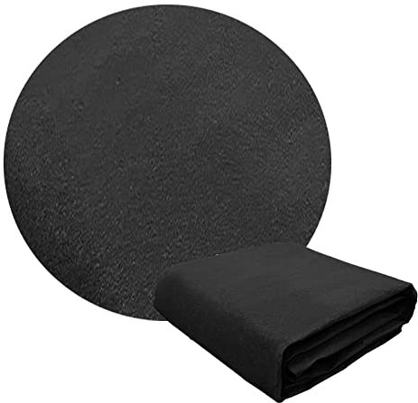 Vesone 4x4m Pool-Bodentuch, Whirlpool Matte, Poolmatten Bodenschutz, Bodenfolien für Pools, Runde Pool Auskleidung für oberirdische Pools, rutschfeste wasserabsorbierende Filzmatte, Spa Pool Zubehör