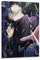 Japanisches Anime Jujutsu Kaisen Poster Gojo Satoru Wandkunst Poster Scroll Leinwand Gemälde Bild Wohnzimmer Dekor Zuhause 60 x 90 cm