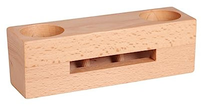 CHILDWEET Wooden Phone Stand Sound Amplifier Ergonomic Desk Holder for Phone Speaker Universal for Tablets and Devices