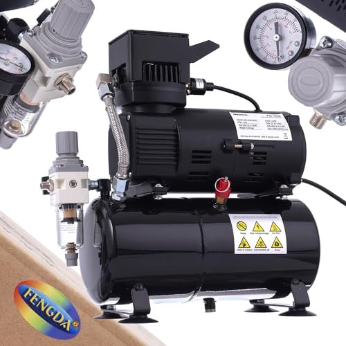 Compresseur de modélisation aérographe Réservoir 3L FENGDA 125W Sans Huile