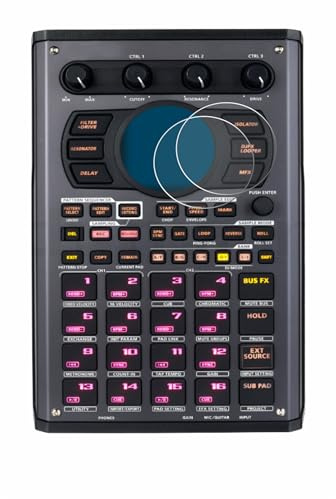 BROTECT Schutzfolie für Roland SP-404MKII | 2 Stück Transparenter Displayschutz Made in Germany Klare Displayschutz-Folie Clear Einfache Montage Case-Friendly