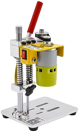 Generic Mini perceuse à colonne 7 vitesses 24V DC 120W Positionnement à 4 trous et Conception à double ressort Drill