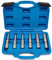 JEUCLEL Glühkerzensteckschlüssel-Set, Universalgelenk, 8-16 mm, 6-Punkt-Glühkerzenentfernungswerkzeug zum Entfernen und Ersetzen von Glühkerzen, 6 Stück