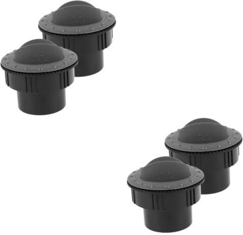 HOMSFOU 4pièces Couvercle De Ventilation Rond Pour Sortie Air Rv Et Bus Accessoires De Ventilation Pour Véhicules