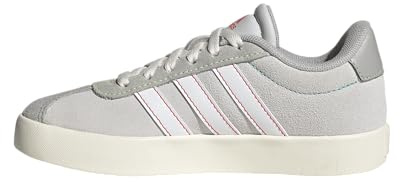 adidas VL Court 3.0 Shoes Kids Chaussures Mixte Enfant, Dash Grey FTWR White Lime Burst, 35.5 EU