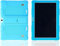 Étui universel en silicone résistant aux chocs avec support pour tablette Android de 10,1, coque de protection intégrale et robuste (bleu ciel)