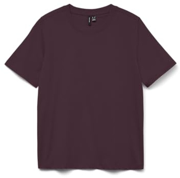 VERO MODA Basic Damen T-Shirt Top Rundhals Kurzarm Normal geschnitten