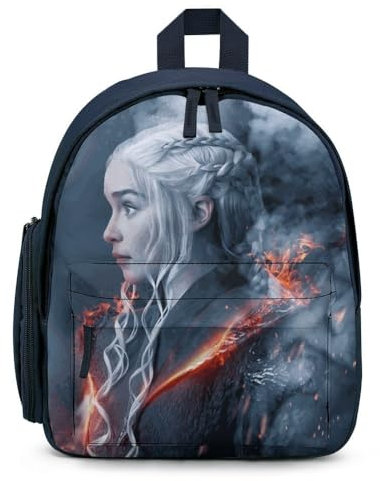 YINGC Game of Thrones - Zaino per bambini, per la scuola, per libri, viaggi, per ragazzi e ragazze, Nero , Taglia unica