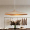 Pendelleuchte Wabi-Sabi Nordisch Stil Hängeleuchte Polystyrol Propylen Pendellampe E27 Esstisch Höhenverstellbar Kreative Hängelampe Schlafzimmer Wohnzimmer Esszimmer Deckenleuchte Beige(80cm)